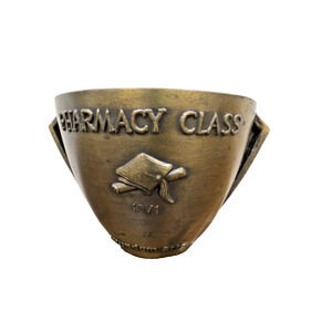 Vintage Pharmacy Class 1971 Mortar Rx Secundum Artem Schering